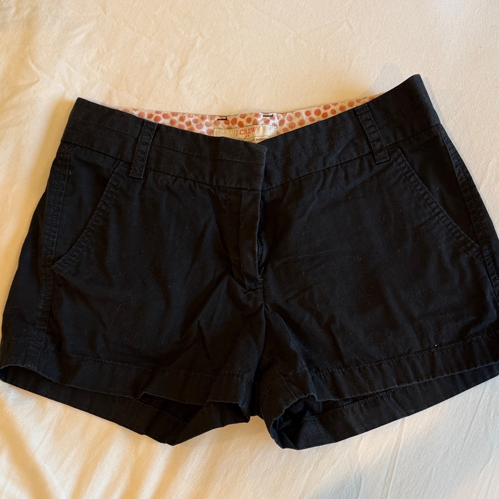 J. Crew Women's Black Cargo Shorts